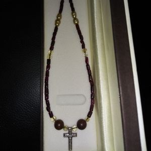 FSU - Garnet, Citrine and Moukaite Stone Choker